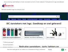 Tablet Screenshot of holland4you-aanstekers.nl